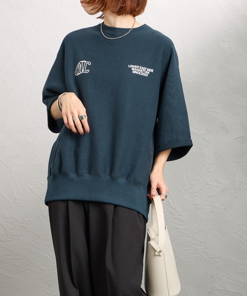 AMERICANA（アメリカーナ）の「[Americana/アメリカーナ] カットオフ リバースウィーブ バックプリント スウェット（スウェット・レディース・オートミール/ダークグレー/グレー・ONE SIZE）」の6枚目の写真