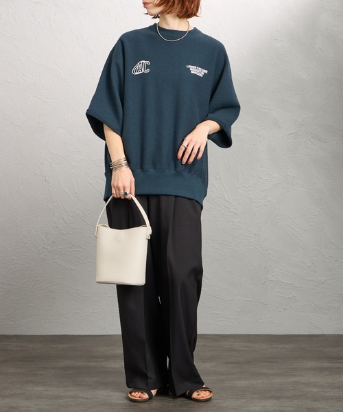 AMERICANA（アメリカーナ）の「[Americana/アメリカーナ] カットオフ リバースウィーブ バックプリント スウェット（スウェット・レディース・オートミール/ダークグレー/グレー・ONE SIZE）」の9枚目の写真