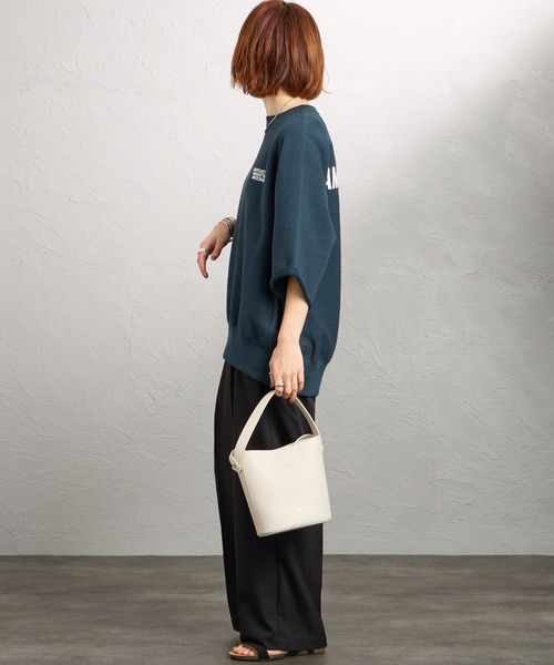 AMERICANA（アメリカーナ）の「[Americana/アメリカーナ] カットオフ リバースウィーブ バックプリント スウェット（スウェット・レディース・オートミール/ダークグレー/グレー・ONE SIZE）」の10枚目の写真