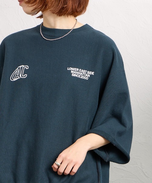 AMERICANA（アメリカーナ）の「[Americana/アメリカーナ] カットオフ リバースウィーブ バックプリント スウェット（スウェット・レディース・オートミール/ダークグレー/グレー・ONE SIZE）」の12枚目の写真