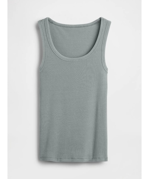 GAP(ギャップ)の「リブ スクープネック タンクトップ(タンクトップ・レディース・グリーン/ブラウン/ピンク/ホワイト/イエロー/ブルー・XXS/XL/L/M/S/XS)」の16枚目の写真