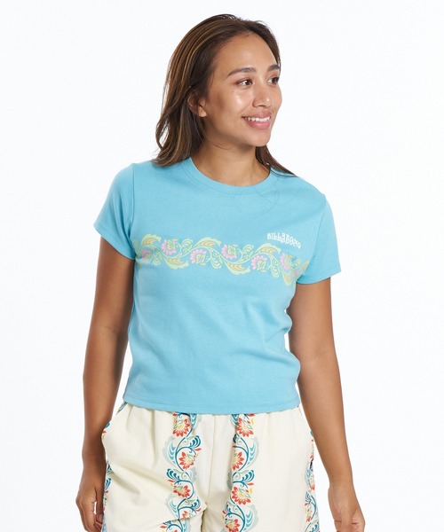 BILLABONG(ビラボン)の「BILLABONG ウィメンズ ENDLESS NATURE BABY Tシャツ 【2026年春夏モデル】(Tシャツ/カットソー・レディース・ブラウン系その他/ホワイト/オレンジ系その他・MEDIUM)」の3枚目の写真