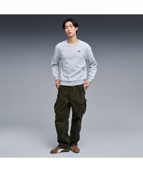 PUMA(プーマ)の「PUMA プーマ ユニセックス クルースウェット エンブロイダリー キャット(スウェット・メンズ・グレー系その他/ブラック・XX-LARGE/X-LARGE/SMALL/LARGE/MEDIUM)」の12枚目の写真