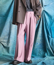 MAISON SPECIAL（メゾンスペシャル）の「《UNISEX》Toro-washer Prime-Wide Two-tuck Slacks/トロワッシャープライムワイドツータックスラックス【MAISON SPECIAL/メゾンスペシャル】（スラックス）」