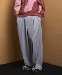 MAISON SPECIAL | 《UNISEX》Toro-washer Prime-Wide Two-tuck Slacks/トロワッシャープライムワイドツータックスラックス【MAISON SPECIAL/メゾンスペシャル】(スラックス)