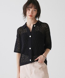 BABYLONE | レースニットポロ(ポロシャツ)