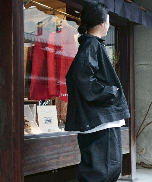 JOURNAL STANDARD LUXE（ジャーナルスタンダード　ラックス）の「Kalina's BZ（ブルゾン・レディース・グレー/ブラック・FREE）」の5枚目の写真