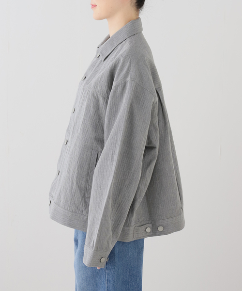 JOURNAL STANDARD LUXE（ジャーナルスタンダード　ラックス）の「Kalina's BZ（ブルゾン・レディース・グレー/ブラック・FREE）」の11枚目の写真