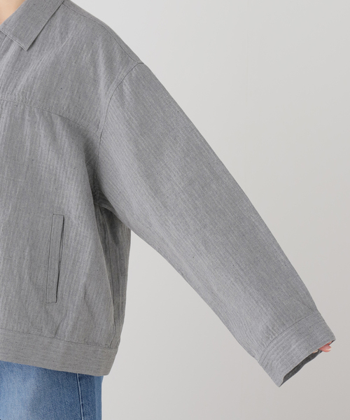 JOURNAL STANDARD LUXE（ジャーナルスタンダード　ラックス）の「Kalina's BZ（ブルゾン・レディース・グレー/ブラック・FREE）」の13枚目の写真