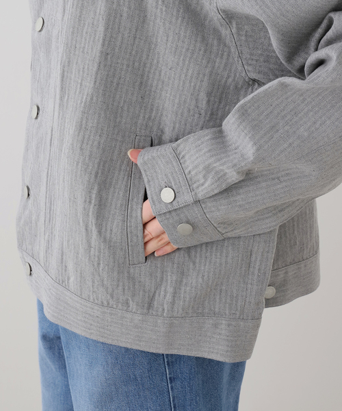 JOURNAL STANDARD LUXE（ジャーナルスタンダード　ラックス）の「Kalina's BZ（ブルゾン・レディース・グレー/ブラック・FREE）」の14枚目の写真