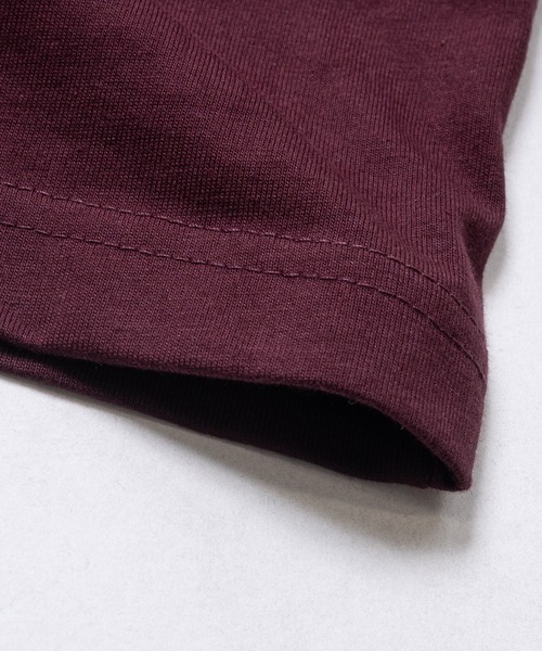 LOGOS(ロゴス)の「【15】〔LOGOS/ロゴス〕スパイラルヤーン天竺 ワンポイントロゴ刺繍 半袖Tシャツ(Tシャツ/カットソー・メンズ・ボルドー/ネイビー/スミクロ/オフホワイト・X-LARGE/LARGE/MEDIUM)」の15枚目の写真