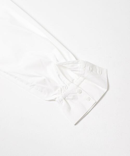 ITEMS URBANRESEARCH（アイテムズ アーバンリサーチ）の「『UVカット/接触冷感』ネックフリルブラウス（シャツ/ブラウス・レディース・ホワイト/ブラック/ストライプ・FREE）」の19枚目の写真