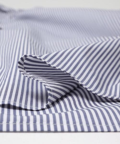 ITEMS URBANRESEARCH（アイテムズ アーバンリサーチ）の「『UVカット/接触冷感』ネックフリルブラウス（シャツ/ブラウス・レディース・ホワイト/ブラック/ストライプ・FREE）」の14枚目の写真