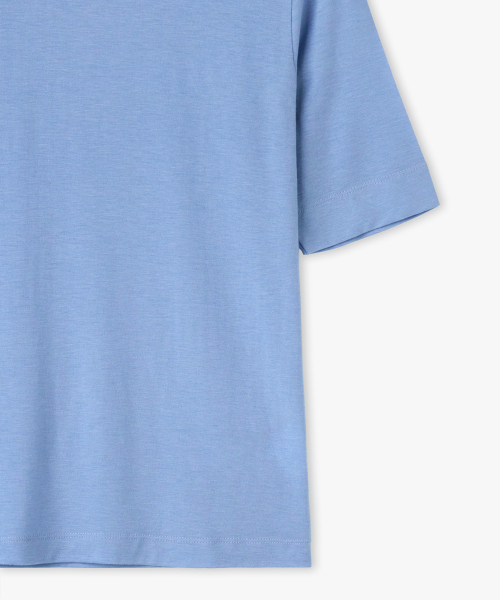 38COMEONCOMMON（38カモンコモン）の「Slim Half T-Shirt (Sky Blue)（Tシャツ/カットソー・レディース・その他・FREE）」の4枚目の写真