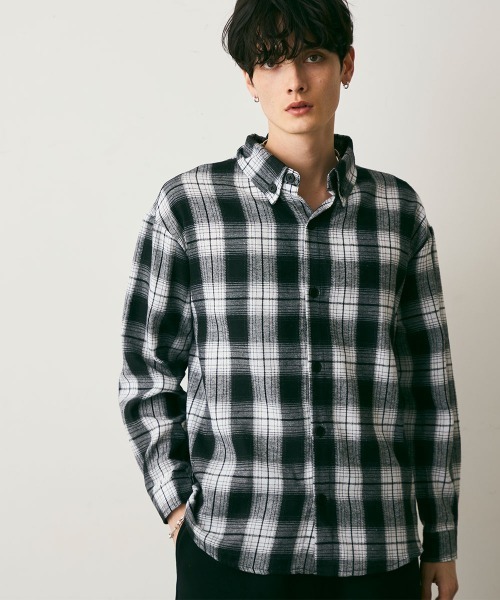 Shoowtime(ショウタイム)の「Ombre check shirt / オンブレチェックシャツ(シャツ/ブラウス・メンズ・ブラック系/イエロー系・MEDIUM/LARGE/X-LARGE)」の18枚目の写真