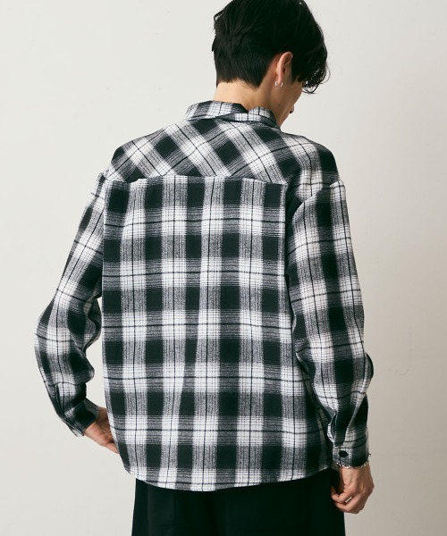 Shoowtime(ショウタイム)の「Ombre check shirt / オンブレチェックシャツ(シャツ/ブラウス・メンズ・ブラック系/イエロー系・MEDIUM/LARGE/X-LARGE)」の22枚目の写真