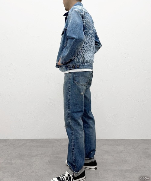 EDWIN（エドウィン）の「[ EDWIN × EVANGELION ] Loose STRAIGHT - Ensemble -（デニムパンツ・メンズ・ライトインディゴブルー・28inch/29inch/30inch/31inch/32inch/33inch/34inch/36inch）」の9枚目の写真