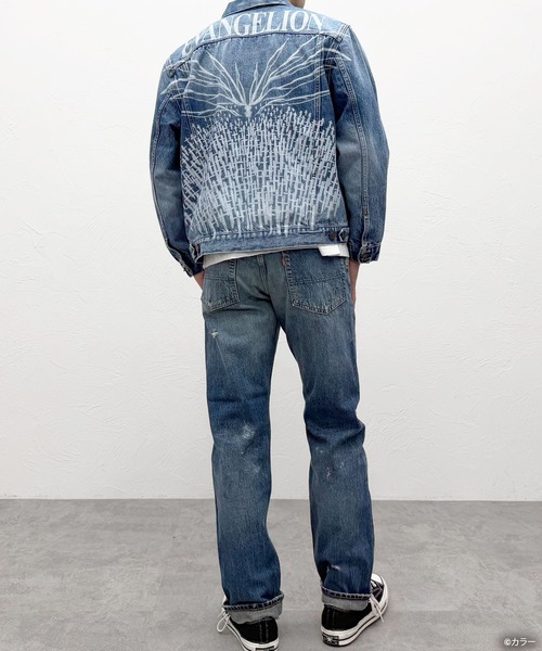 EDWIN（エドウィン）の「[ EDWIN × EVANGELION ] Loose STRAIGHT - Ensemble -（デニムパンツ・メンズ・ライトインディゴブルー・28inch/29inch/30inch/31inch/32inch/33inch/34inch/36inch）」の10枚目の写真