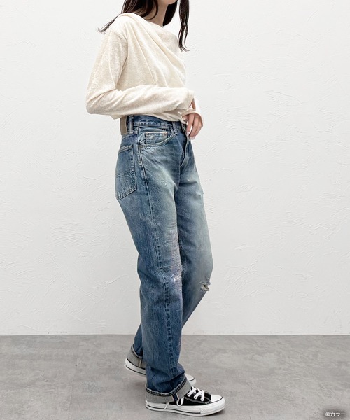 EDWIN（エドウィン）の「[ EDWIN × EVANGELION ] Loose STRAIGHT - Ensemble -（デニムパンツ・メンズ・ライトインディゴブルー・28inch/29inch/30inch/31inch/32inch/33inch/34inch/36inch）」の12枚目の写真