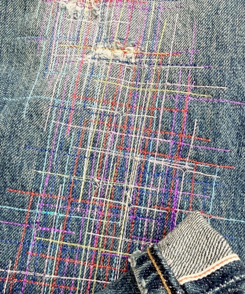 EDWIN（エドウィン）の「[ EDWIN × EVANGELION ] Loose STRAIGHT - Ensemble -（デニムパンツ・メンズ・ライトインディゴブルー・28inch/29inch/30inch/31inch/32inch/33inch/34inch/36inch）」の3枚目の写真