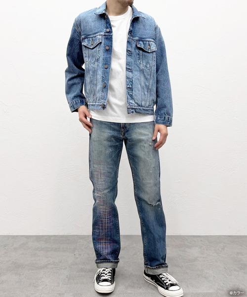 EDWIN（エドウィン）の「[ EDWIN × EVANGELION ] Loose STRAIGHT - Ensemble -（デニムパンツ・メンズ・ライトインディゴブルー・28inch/29inch/30inch/31inch/32inch/33inch/34inch/36inch）」の8枚目の写真
