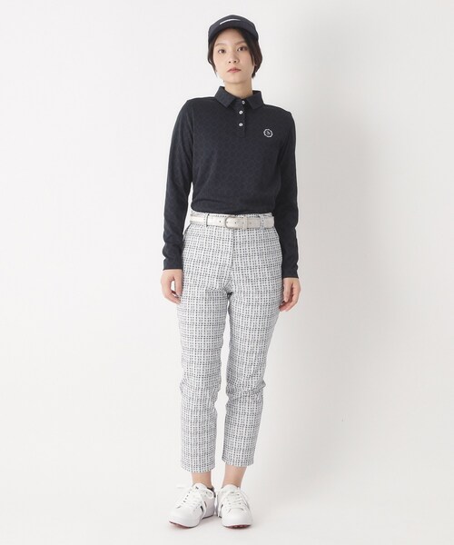 adabat（アダバット）の「カラーチドリチェックパンツ（その他パンツ・レディース・サックスブルー系/ワイン系・36/42/40/38）」の6枚目の写真
