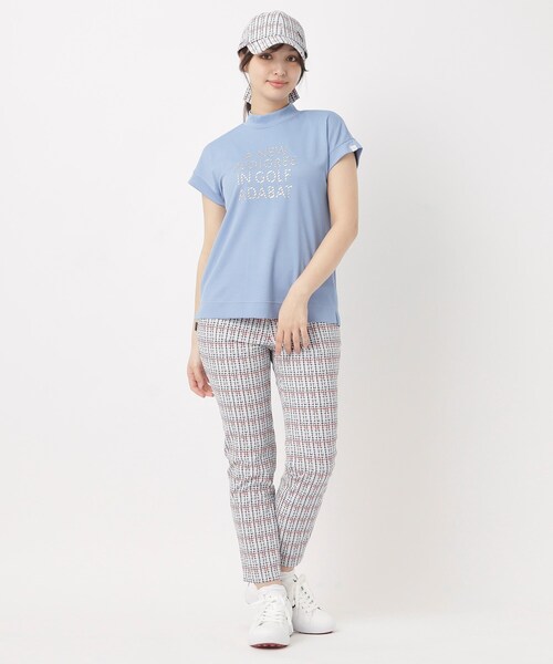 adabat（アダバット）の「カラーチドリチェックパンツ（その他パンツ・レディース・サックスブルー系/ワイン系・36/42/40/38）」の10枚目の写真