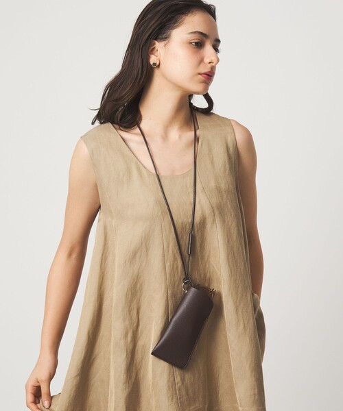 green label relaxing（グリーンレーベルリラクシング）の「グラスケース ショルダー（メガネ・レディース・ブラック/ブラウン系・FREE）」の2枚目の写真