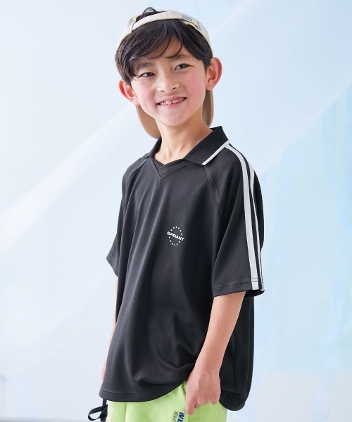 涼感 サラッとメッシュ】BIGシルエット 半袖ポロシャツ（Tシャツ