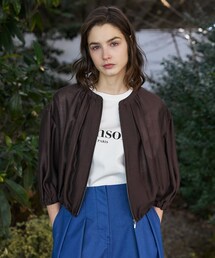 DRESSTERIOR（ドレステリア）の「ウォッシャブル シアーショートブルゾン（ブルゾン）」