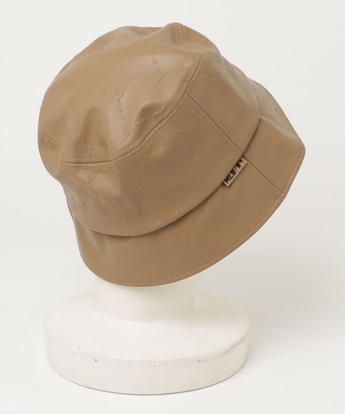 Lafayette（ラファイエット）の「エムエルビー【MLB】- ニューヨーク・ヤンキース バケットハット【New York Yankees COMPOTION LEATHER BUCKET HAT 3AHTM1226】（ハット・レディース・ブラウン・57）」の6枚目の写真