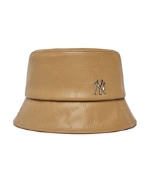 エムエルビー【MLB】- ニューヨーク・ヤンキース バケットハット【New York Yankees COMPOTION LEATHER BUCKET HAT 3AHTM1226】