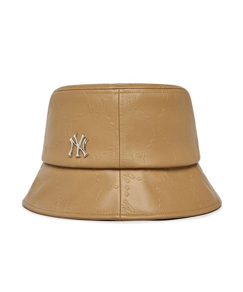 Lafayette（ラファイエット）の「エムエルビー【MLB】- ニューヨーク・ヤンキース バケットハット【New York Yankees COMPOTION LEATHER BUCKET HAT 3AHTM1226】（ハット・レディース・ブラウン・57）」の4枚目の写真