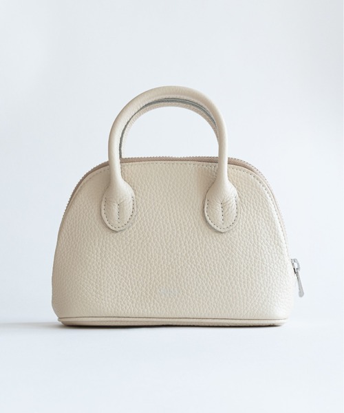EN NEUME(エンノイム)の「Micro Boston Bag(ボディバッグ/ウエストポーチ・レディース・アイボリー/ブラック・ONE SIZE)」の12枚目の写真