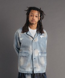 FR(13)NDS | FR(13)NDS/フレンズ/ICE BLUE DENIM COVERALLS(その他アウター)
