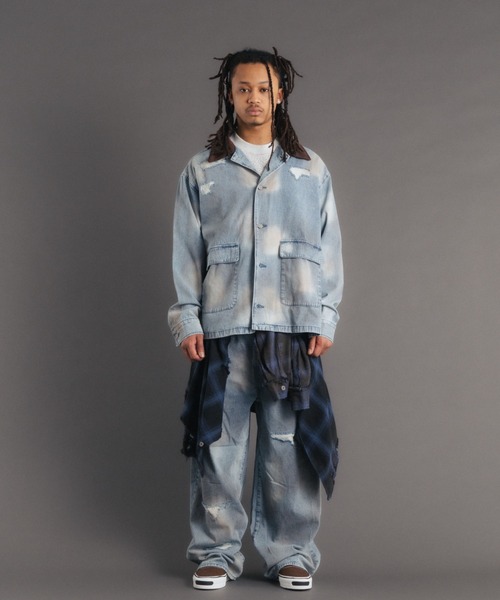 FR(13)NDS（フレンズ）の「FR(13)NDS/フレンズ/ICE BLUE DENIM COVERALLS（その他アウター・メンズ・ブルー・M/L）」の2枚目の写真