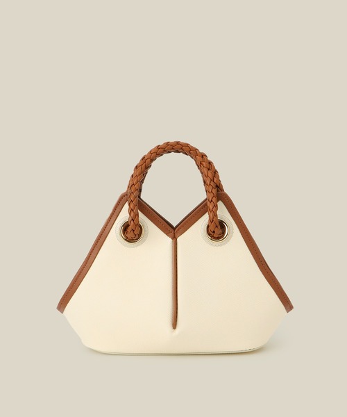 ROPE'(ロペ)の「【teau】navire(ナビーレ) SHOULDER BAG Small / 2way(ハンドバッグ・レディース・オフホワイト/ネイビー・FREE)」の6枚目の写真