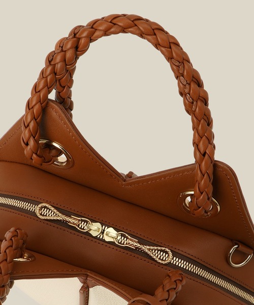 ROPE'(ロペ)の「【teau】navire(ナビーレ) SHOULDER BAG Small / 2way(ハンドバッグ・レディース・オフホワイト/ネイビー・FREE)」の10枚目の写真