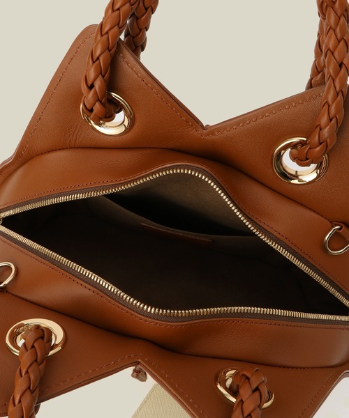 ROPE'(ロペ)の「【teau】navire(ナビーレ) SHOULDER BAG Small / 2way(ハンドバッグ・レディース・オフホワイト/ネイビー・FREE)」の11枚目の写真