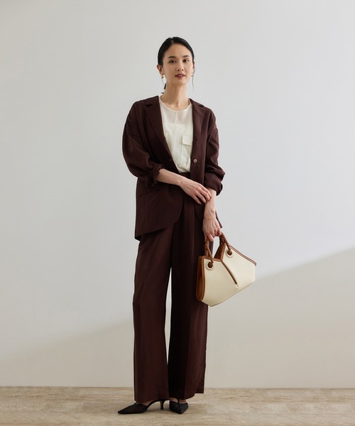 ROPE'(ロペ)の「【teau】navire(ナビーレ) SHOULDER BAG Small / 2way(ハンドバッグ・レディース・オフホワイト/ネイビー・FREE)」の16枚目の写真