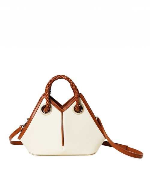 ROPE'(ロペ)の「【teau】navire(ナビーレ) SHOULDER BAG Small / 2way(ハンドバッグ・レディース・オフホワイト/ネイビー・FREE)」の21枚目の写真