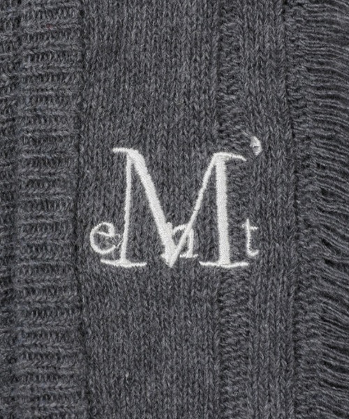 MUCENT(ムセント)の「A'GEM/9 × .kom 『MUCENT/ムセント』 NUBI DAMAGE SLIM CARDIGAN/ダメージスリムカーディガン(カーディガン/ボレロ・レディース・ブラック/グレー・FREE)」の13枚目の写真