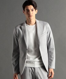 MONSIEUR NICOLE | DELEGANT メランジジャージ セットアップジャケット(テーラードジャケット)