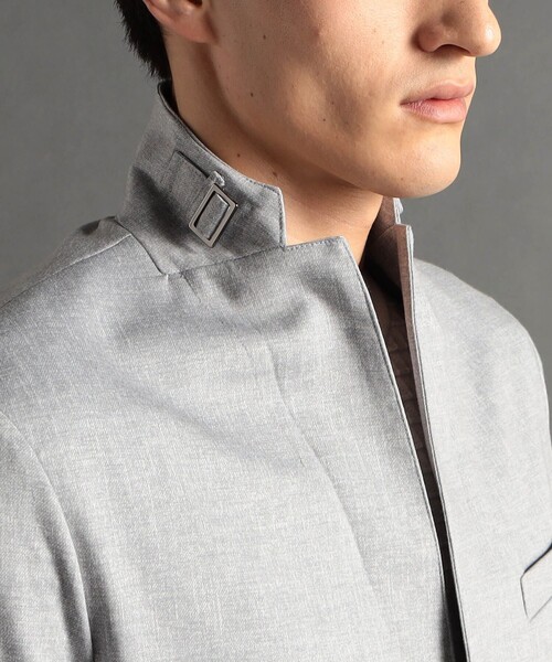 MONSIEUR NICOLE（ムッシュニコル）の「DELEGANT メランジジャージ セットアップジャケット（テーラードジャケット・メンズ・ライトグレー・LARGE/MEDIUM）」の7枚目の写真