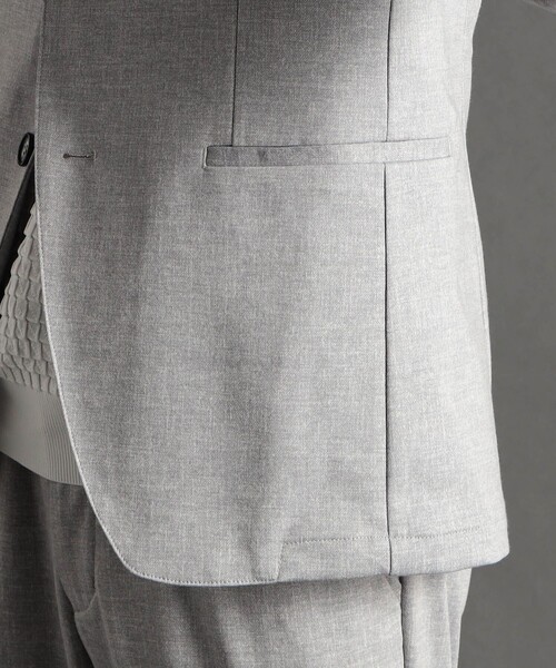 MONSIEUR NICOLE（ムッシュニコル）の「DELEGANT メランジジャージ セットアップジャケット（テーラードジャケット・メンズ・ライトグレー・LARGE/MEDIUM）」の11枚目の写真