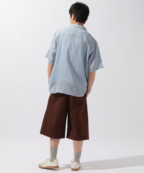 niko and...（ニコアンド）の「EXTRAワイドチノショーツ（チノパンツ・メンズ・ブラウン/ブラック・LARGE/MEDIUM）」の7枚目の写真