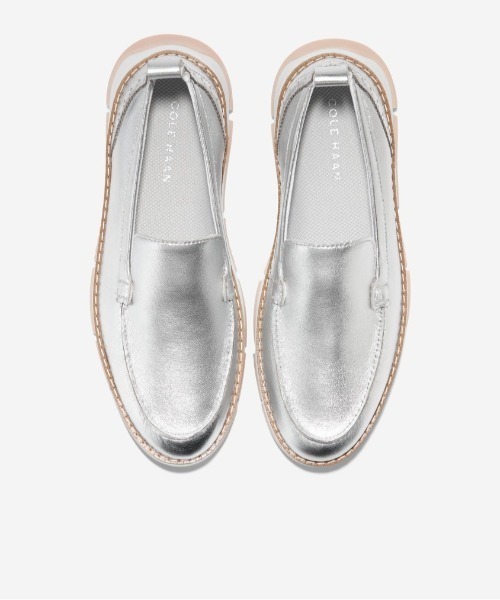 COLE HAAN(コールハーン)の「ゼログランド レラ ベネチアン womens(ローファー・レディース・シルバー・7.5/7/6.5/6/5.5/5)」の5枚目の写真