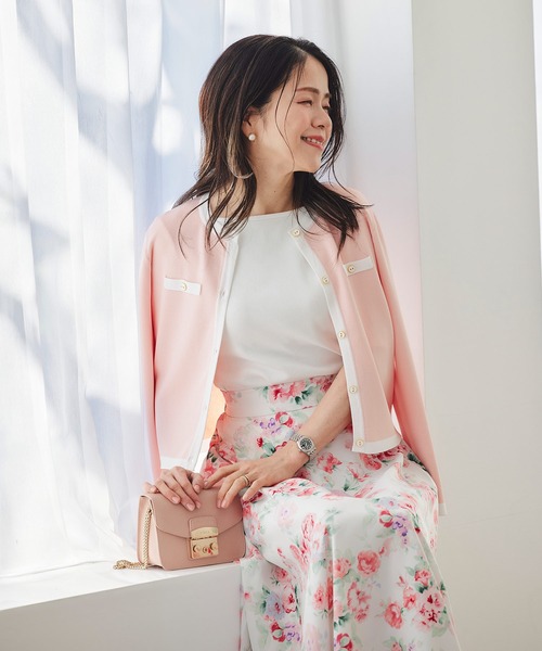 &BLOOM(アンドブルーム)の「UVカット ボートネック トップス バストパッド付 &BLOOM(アンドブルーム)(Tシャツ/カットソー・レディース・ブラック/ホワイト/ブラック×ホワイト・フリー)」の22枚目の写真