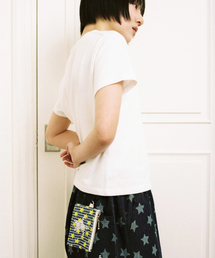 WEBHOUSE（ウェブハウス）の「ツイスタースター デニム財布 - ディープブルー/イエロー（札入れ/マネークリップ）」