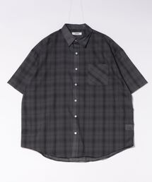 a.p.o.v.（エーピーオービー）の「a.p.o.v. オーバーサイズチェック柄半袖シャツ（シャツ/ブラウス）」